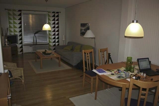 The livingroom in our Gothenburg apartment.