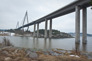 Uddevalla bridge on our way to Smogen.