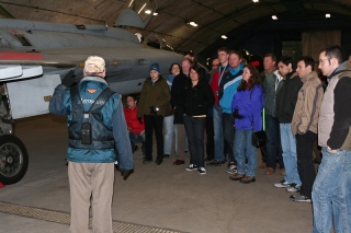 Our tour group in the Aeroseum.