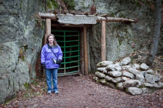 The front gate secret subterranean tunnels consisting of passages and caverns near Walim built by the Germans during WWII.