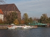 Tumski Bridge going to Cathedral Island and St. Mary\'s cathedral.