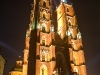 The St. John the Baptist cathedral - night view