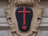 One of the cross details inside the Ossolineum.