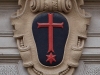 One of the cross details inside the Ossolineum.