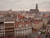 A view of Wroclaw city center from the university.