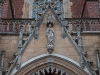 The front of St. John the Baptist's cathedral.