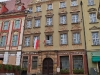 In order to have symmetry in the windows, this building has a fake window constructed on the 4 floor on the left side.