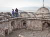 Rhonda and our tour guid Micha? Filarowski at the top of Bolkow Castle.