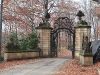 The front gate of Ksi?? is a castle in Silesia, Poland near the town of Wa?brzych. It was built in 1288-1292 under Bolko I the Strict. It lies within a protected area called Ksi?? Landscape Park.