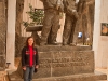 Rhonda near the end of the tour in the Wieliczka Salt Mine.