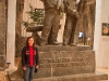 Rhonda near the end of the tour in the Wieliczka Salt Mine.