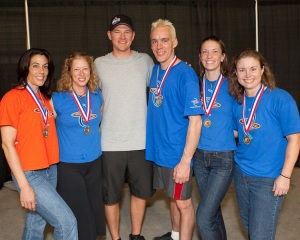 SDC Furies XP with their sponser Rook Nelson after the awards presentation.