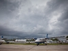 A bit of a weather hold as some interesting clouds pass over the DZ.