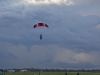 Rhonda Wilcox landing her canopy on the 2nd day of 4-way.