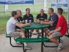 John Eagle, Eric Hensheimer, Kurt Gaebel, John Hamilton, Todd Hawkins, and Andy Delk doing an interview for the NSL.