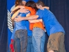 SLD Furies with a group hug after a season of dedicated hard work.