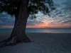 A Grand Cayman sunset on Seven Mile beach.