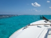 Riding down the edge of the reef going to Rum Point.