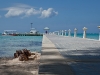 A view of the long pier.